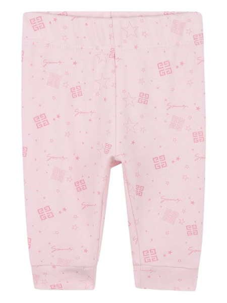  Givenchy Kids Ruffled Printed Tracksuit - Pink 