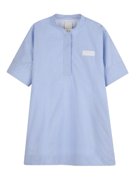  Givenchy Kids Striped Shirt Dress - Blue 