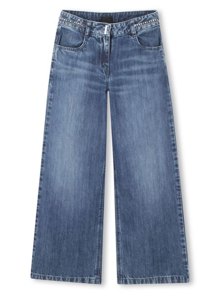  Givenchy Kids Wide-leg Jeans - Blue 