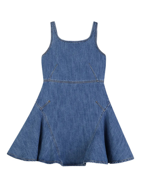  Givenchy Kids Zip-fastening Denim Dress - Blue 
