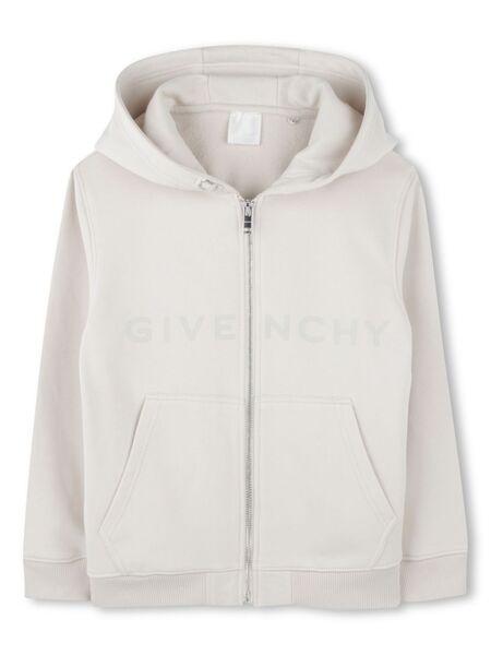 Givenchy Kids Zip-up Hoodie - Neutrals 
