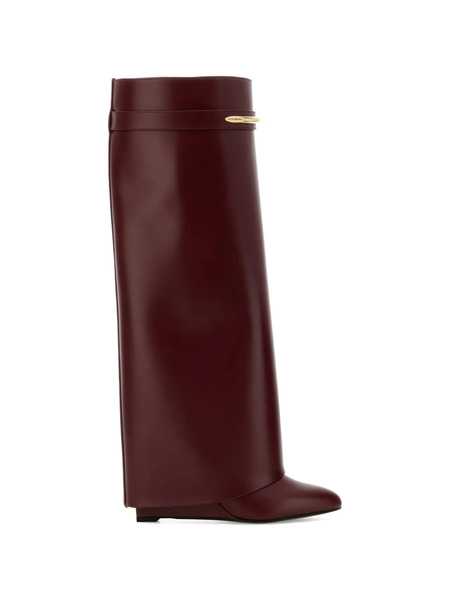  Givenchy Leather Boots - Red 