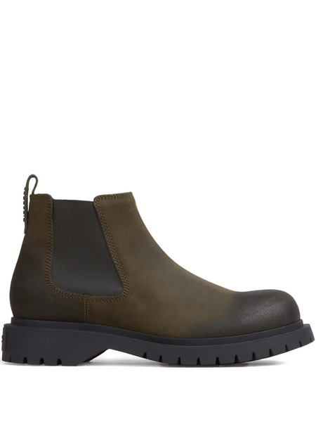  Givenchy Leather Chelsea Boots - Green 