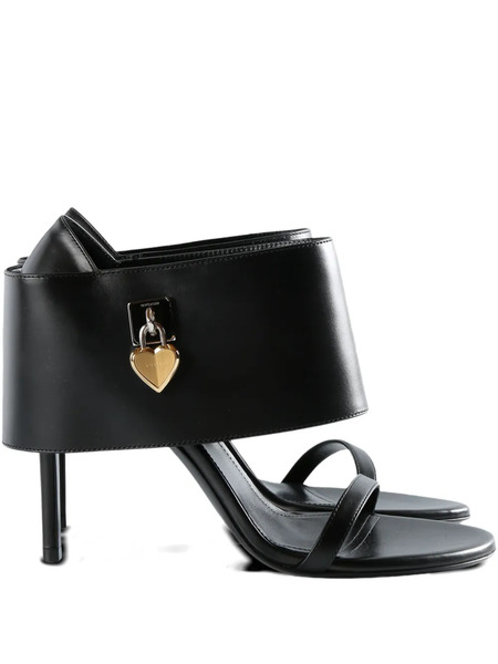  Givenchy Leather Heeled Sandals - Black 