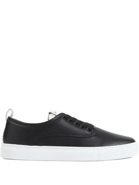  Givenchy Leather Lace-up Sneakers - Black 