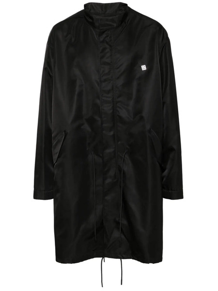  Givenchy Logo-appliqué Parka - Black 