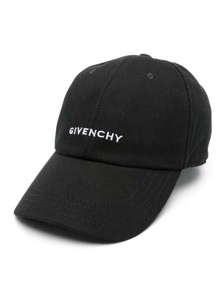  Givenchy Logo-embroidered Cap - Black 