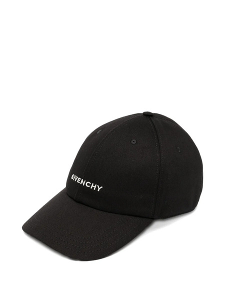  Givenchy Logo-embroidered Cap - Black 