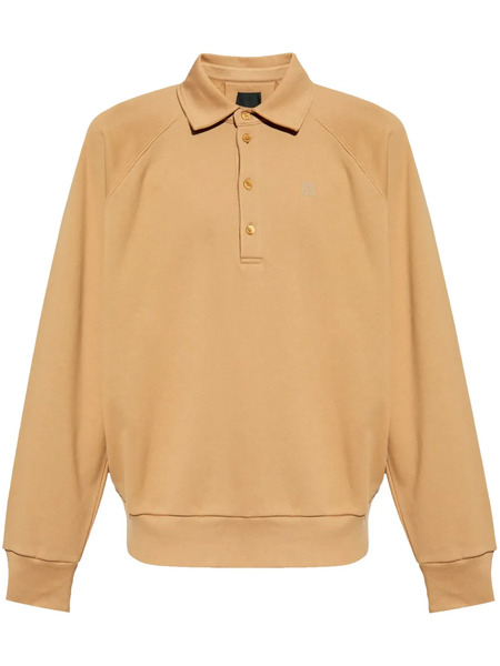  Givenchy Logo-embroidered Polo Shirt - Neutrals 
