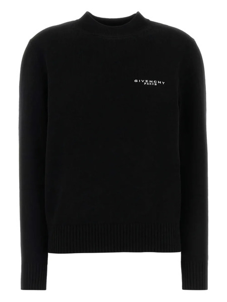  Givenchy Logo-embroidered Sweater - Black 