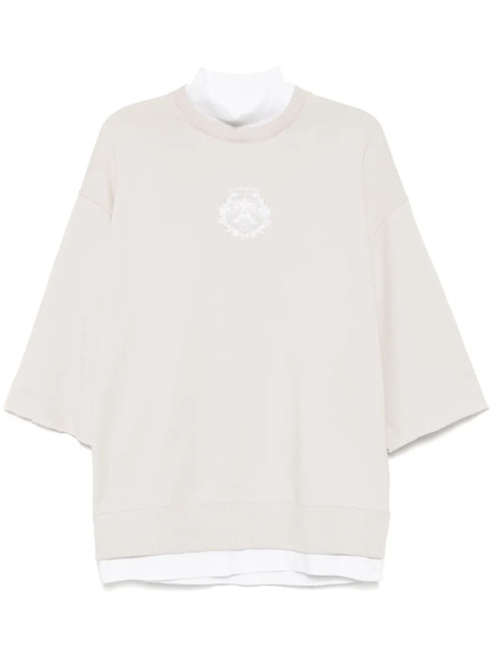  Givenchy Logo-embroidered Sweatshirt - Neutrals 