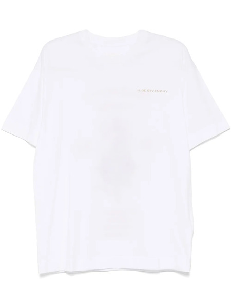  Givenchy Logo-embroidered T-shirt - White 