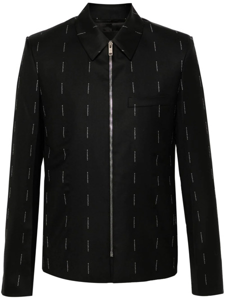  Givenchy Logo-jacquard Jacket - Black 