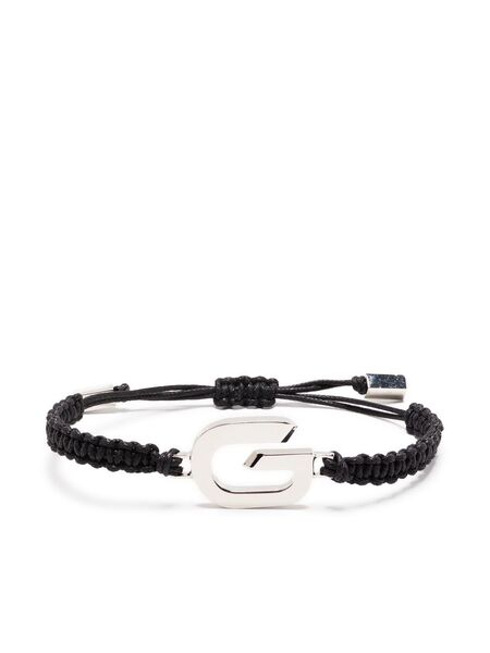  Givenchy Logo-lettering Bracelet - Silver 