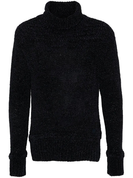  Givenchy Logo-plaque Sweater - Blue 
