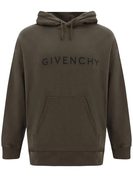  Givenchy Logo-print Hoodie - Green 