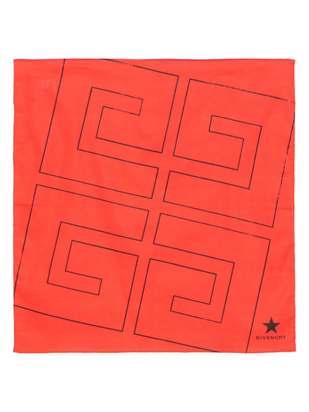  Givenchy Logo-print Scarf - Red 