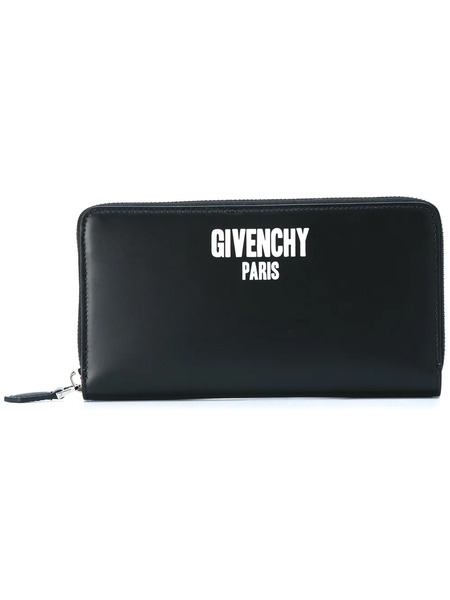  Givenchy Logo Print Wallet - Black 