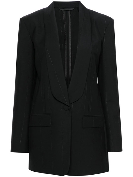  Givenchy Lurex Stripes Blazer - Black 