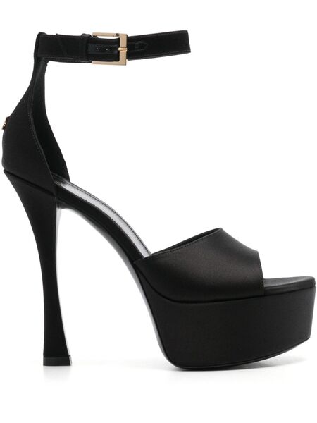  Givenchy 140mm 4g Platform Sandals - Black 