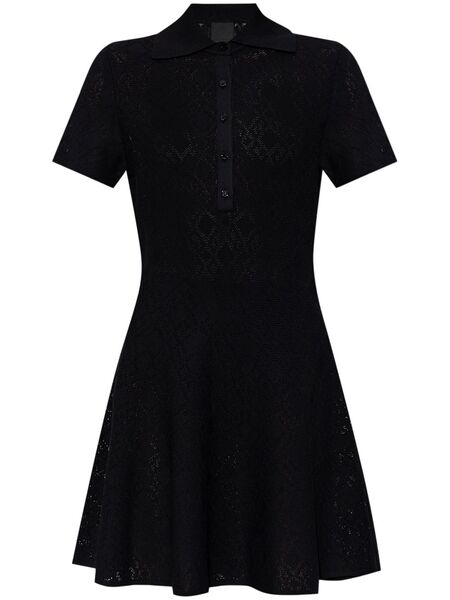  Givenchy Monogram-jacquard Dress - Black 