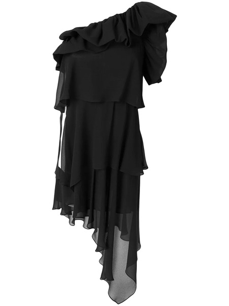 Givenchy One Shoulder Dress - Black 