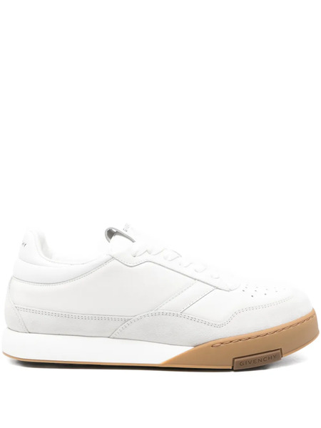  Givenchy Perforated-detail Panelled Sneakers - White 