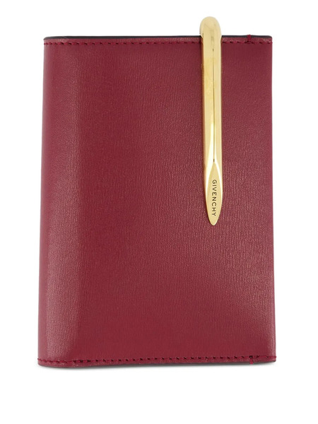  Givenchy Pinch Leather Wallet - Red 