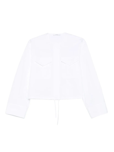  Givenchy Pocket Drawstring Shirt - White 