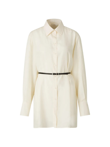  Givenchy Pointed-collar Mini Dress - Neutrals 
