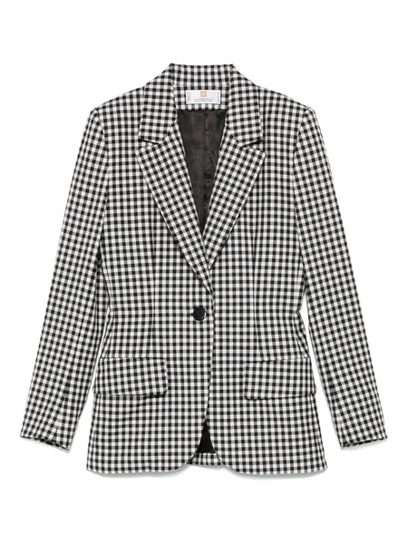  Givenchy Pre-owned 1990s Check-pattern Blazer - Black 