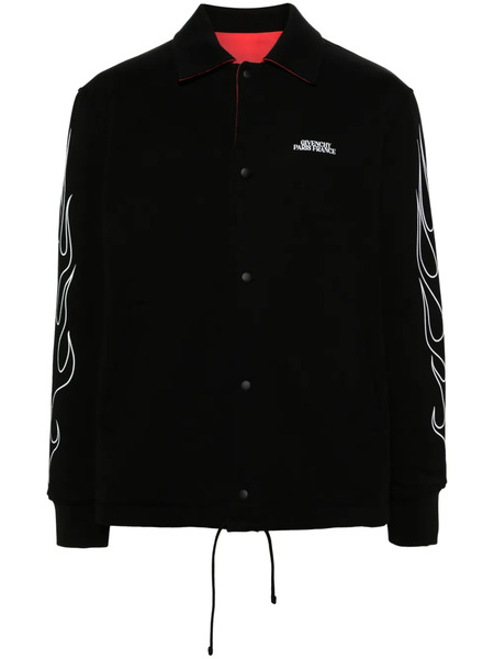  Givenchy Reversible Jersey Shirt Jacket - Black 