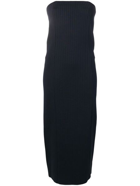  Givenchy Ribbed Tube Dress - Blue 