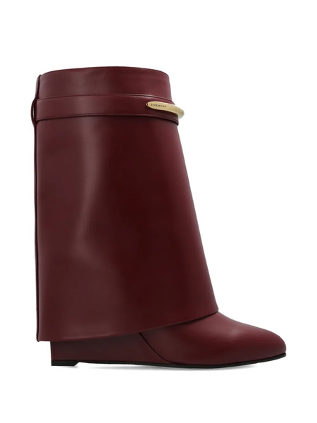  Givenchy Shark Lock Boots - Red 