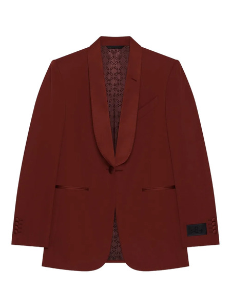  Givenchy Shawl-lapel Blazer - Red 