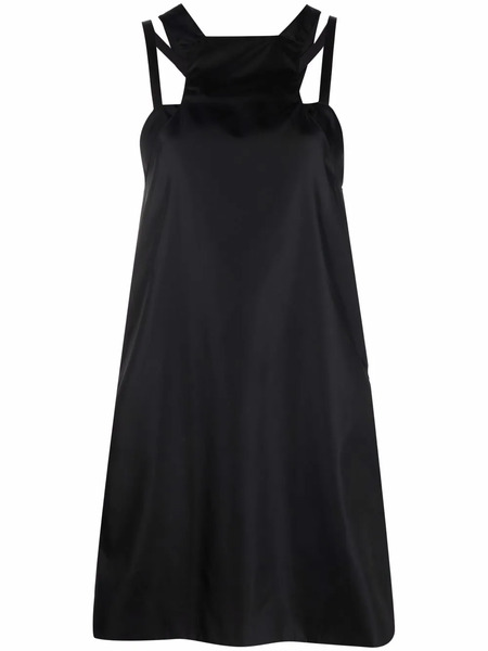  Givenchy Strap-detail Cut-out Sleeveless Shift Dress - Black 