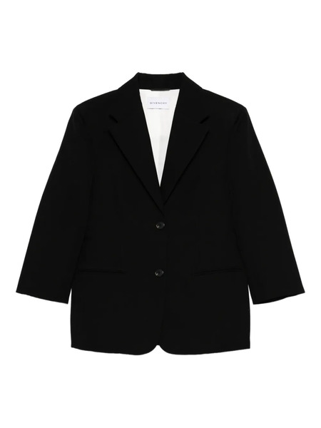  Givenchy Three-button Notched-lapel Jacket - Black 