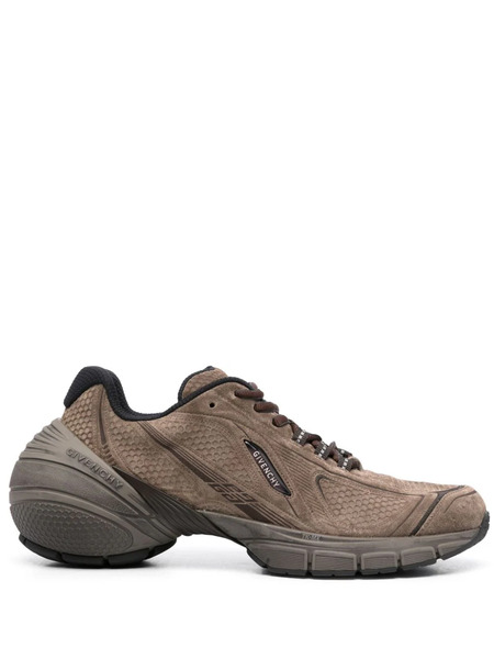  Givenchy Tk-mx Suede Sneakers - Brown 