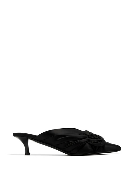  Givenchy Twist-flower Mules - Black 