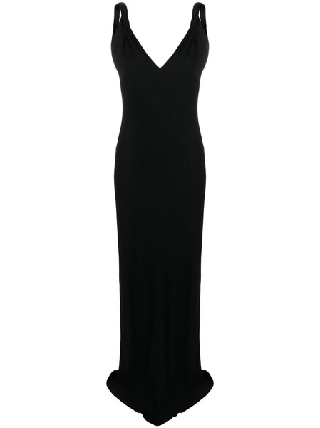  Givenchy V-neck Embellished Gown - Black 