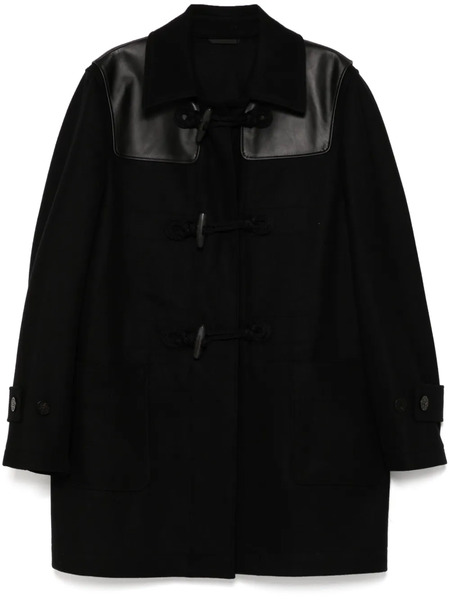  Givenchy Wool Duffle Coat - Black 