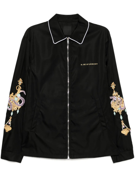  Givenchy Zipped Pouch Jacket - Black 