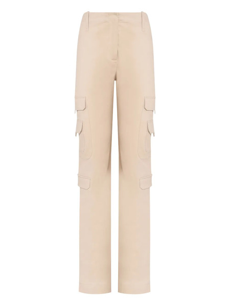  Gloria Coelho Cargo Pocket Trousers - Neutrals 