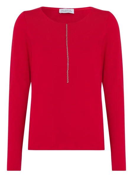 Gloria Coelho Chain-detail Top - Red 