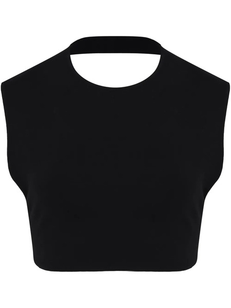  Gloria Coelho Cropped Top - Black 