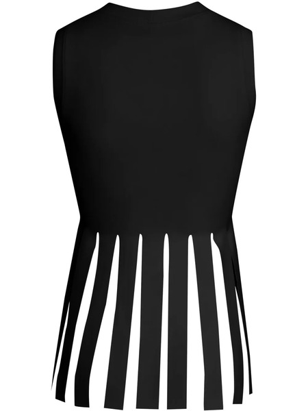  Gloria Coelho Fringed Top - Black 