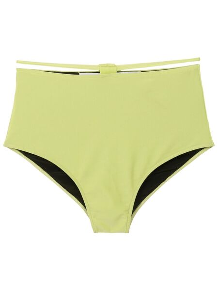  Gloria Coelho High-rise Bikini Bottoms - Green 