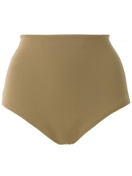 Gloria Coelho High Waist Bikini Bottom - Neutrals 