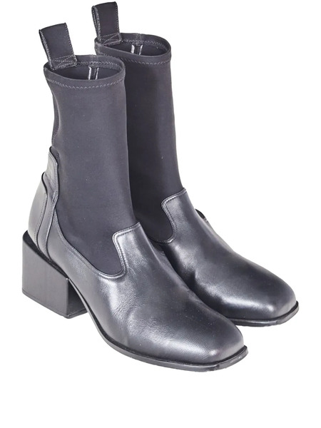  Gloria Coelho Leather Boots - Black 