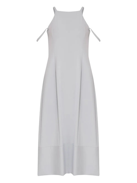  Gloria Coelho Square-neck Midi Dress - Grey 